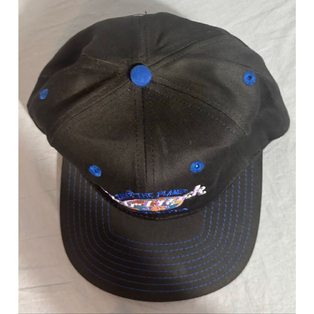 Hard Rock Cafe Atlanta Vintage Snap Back Cap Black - Picture 4 of 7